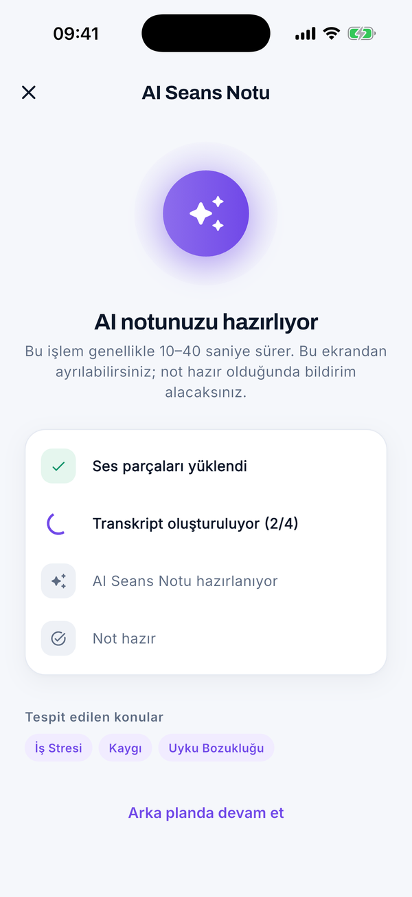 AI notu hazırlanıyor